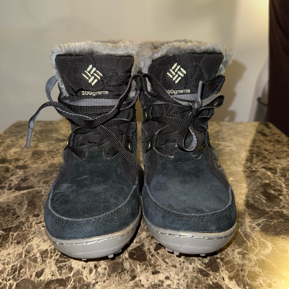 Columbia Black and Gray Winter Boots
